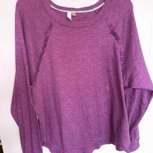 Pilcro Women's Rich Purple Sweatshirt